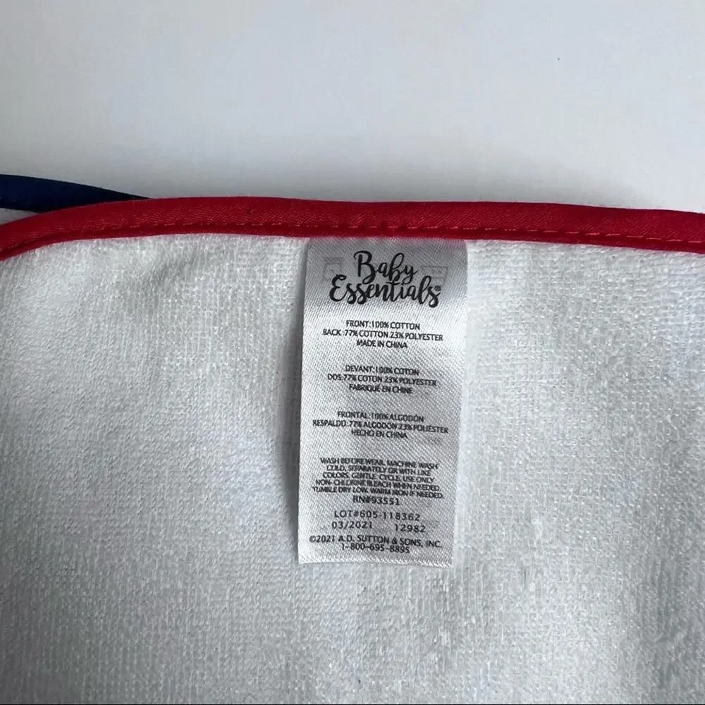 Baby Essentials July Fourth Bib and 1 Pair Socks Accessories Set